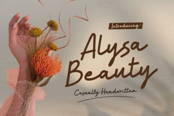 Alysa Beauty: The Perfect Handwritten Font for Makers