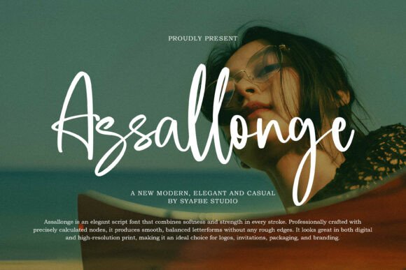 Assallonge Font Review: Elegant Script for Modern Brands