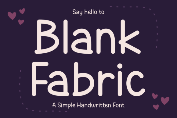 Blank Fabric Font: A Natural Choice for Branding