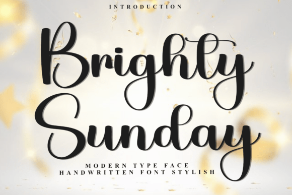 Brighty Sunday: A Typeface for Modern Branding