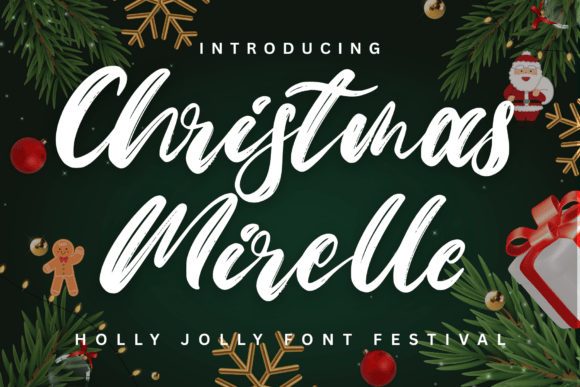 Christmas Mirelle: A Festive Script Font for Web Design