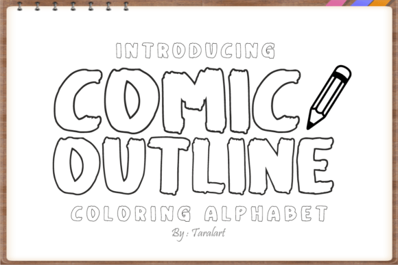 Comic Outline: A Bold Typeface for Digital Design