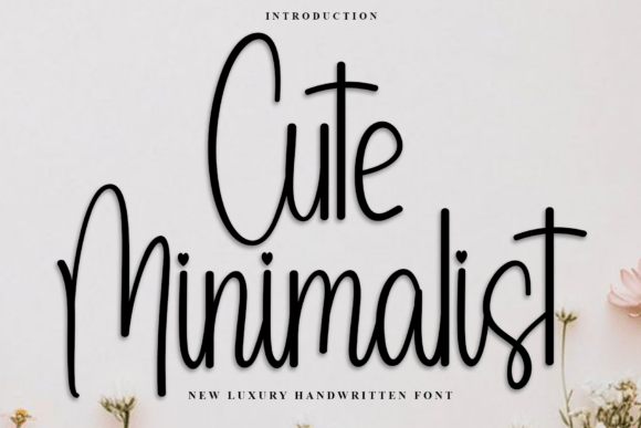 Cute Minimalist Typeface for Branding
