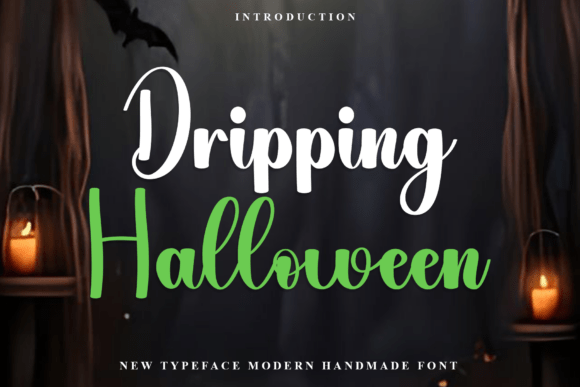 Dripping Halloween Font for Branding