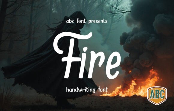 Fire Font: A Bold Script Typeface for Branding