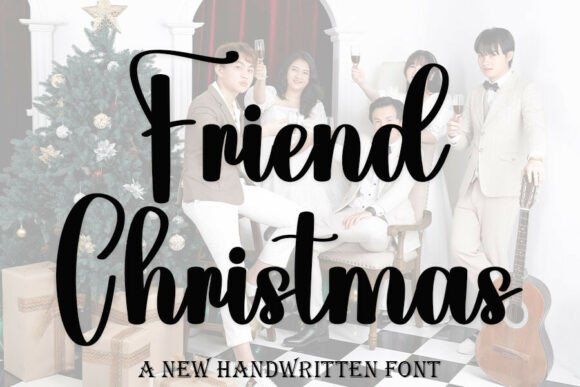 Friend Christmas Font Review for Designers