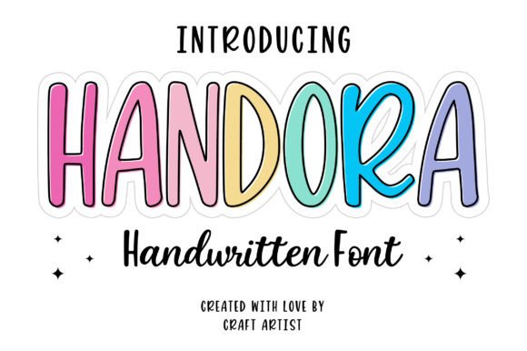 Handora: A Playful Handwritten Font for Web Design