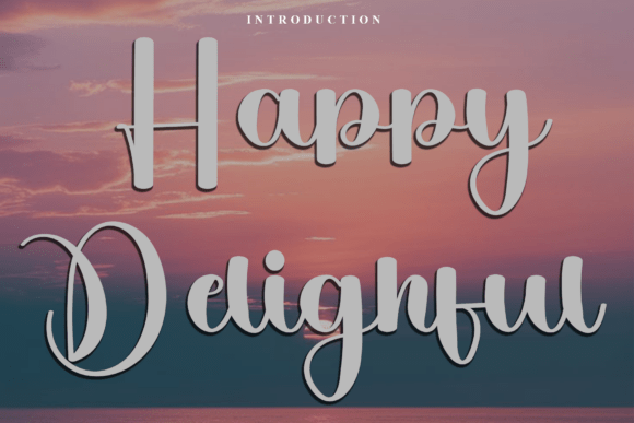 Happy Delighful: A Festive Font for Crafters