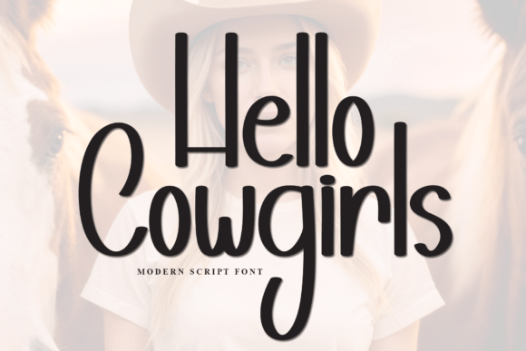 Hello Cowgirls: A Warm Handwritten Font for Editors