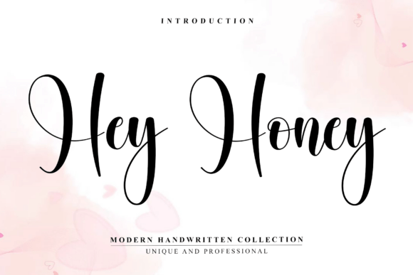 Hey Honey: A Modern Script Font for Web Design