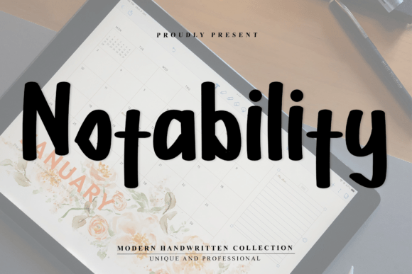 Notability: A Versatile Typeface for Modern Branding