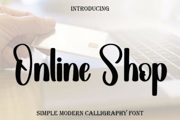 Online Shop Font for Handmade Brands