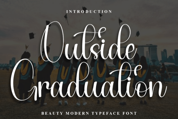Outside Graduation: A Festive Typeface for Web Design