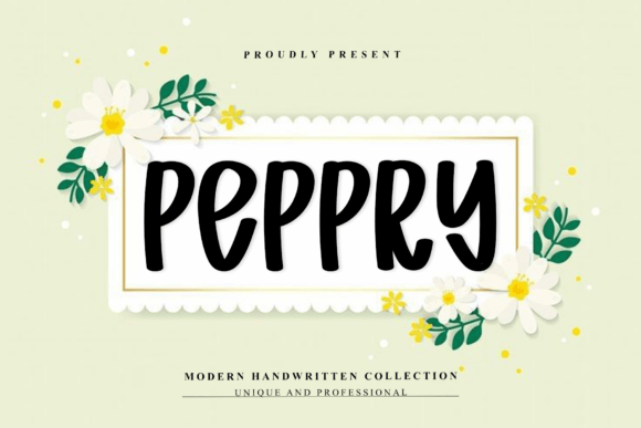 Peppry: A Warm Handwritten Font for Editorial Design
