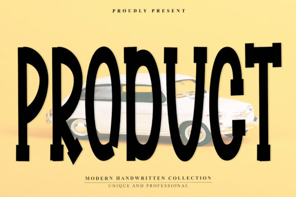 Product Font: A Minimal Typeface for Makers