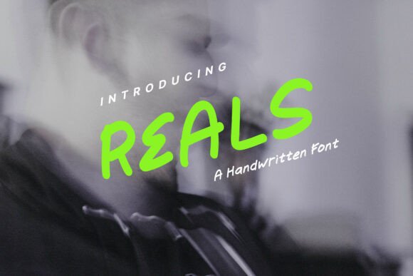 Reals Font: Bold Handwritten Type for Editors