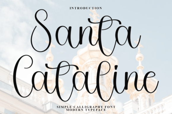 Santa Cataline: A Festive Typeface for Web Design