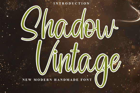 Shadow Vintage Typeface for Festive Campaigns
