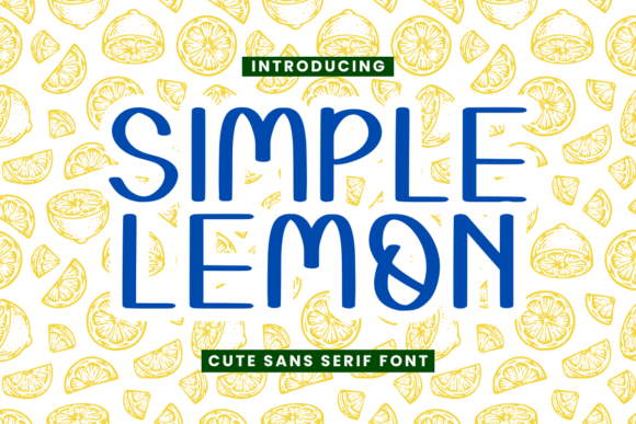 Simple Lemon: A Handwritten Font for Editorial Calm