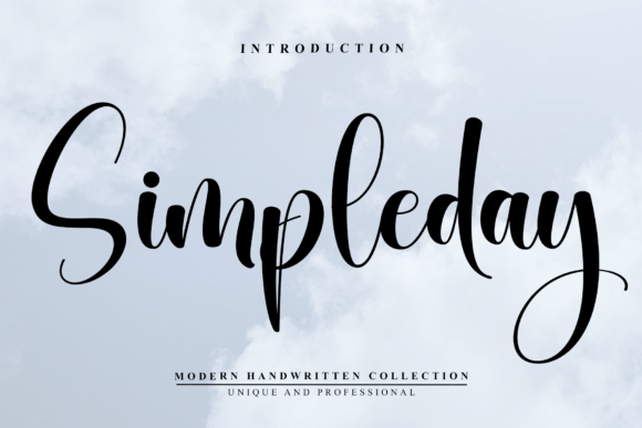 Simpleday: A Handwritten Font for Authentic Branding