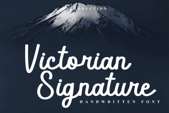 Victorian Signature Font for Elegant Web Design