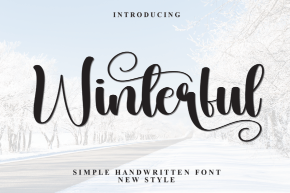 Winterful Font: Elevate Your Campaign Visuals