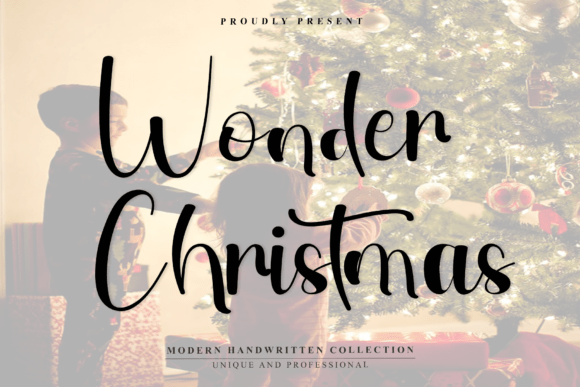 Wonder Christmas Font: A Warm Typeface for Brands