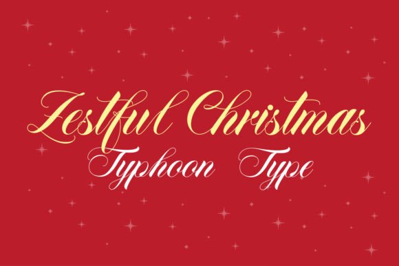 Zestful Christmas Font for Editorial Design